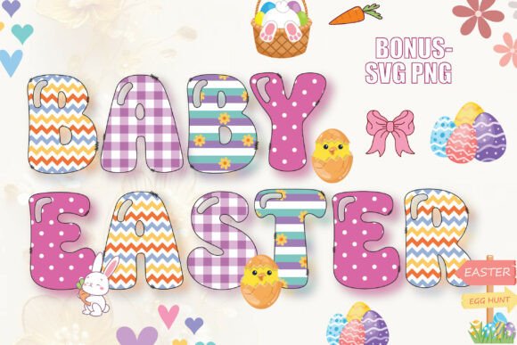 Adorable Baby Easter Font Bundle for Festive Designs