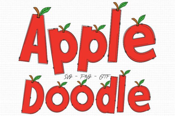 Apple Alphabet: A Playful Color Font for Creative Designs