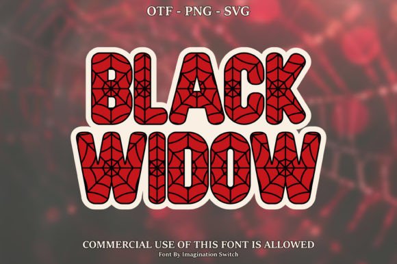Black Widow Font: A Bold Statement for Modern Designers