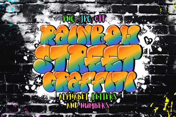 Bring Walls to the Screen: Rainbow Street Graffiti Color
