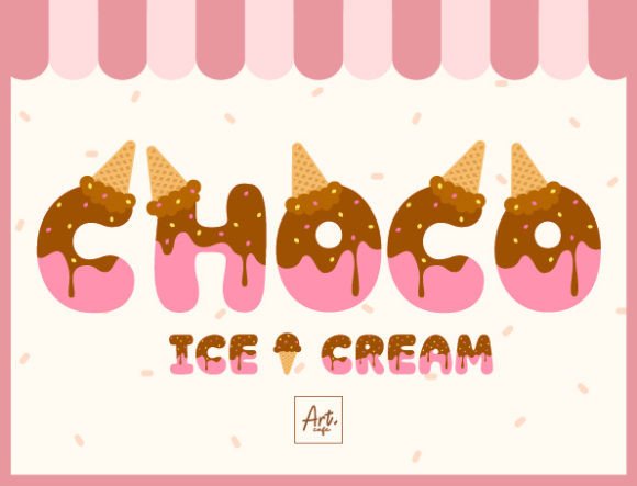 Chocolate Ice Cream: A Sweet Treat for Your Design Projects