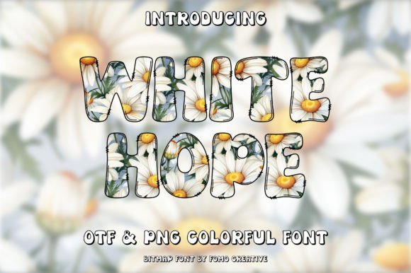 Exploring White Hope: A Modern Color Font for Impactful Design