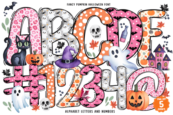 Fancy Pumpkin Halloween: A Whimsical Typeface for Spooky Designs