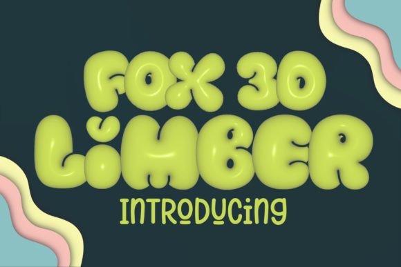 Fox Limber 3D: The Creative Font That Pops Off the Page
