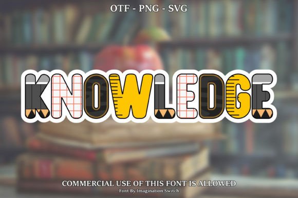 Knowledge Collection: A Typeface That Tells a Story