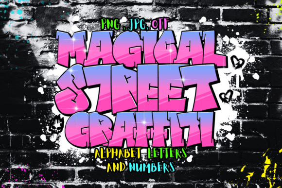 Magical Street Graffiti: Elevate Your Design Projects