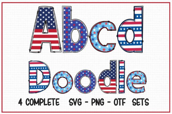 Patriotic Alpha: Bold Color Font for Modern Designs