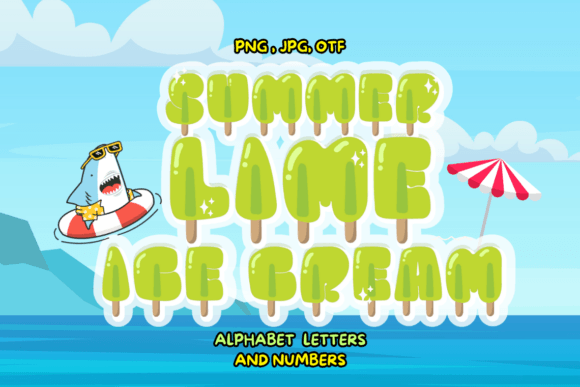 Summer Lime Ice Cream: A Font Bursting with Citrusy Charm