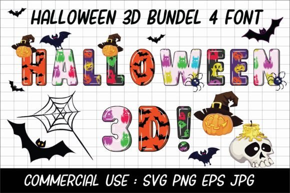 Unleash Spooky Style with Halloween 3D Fonts