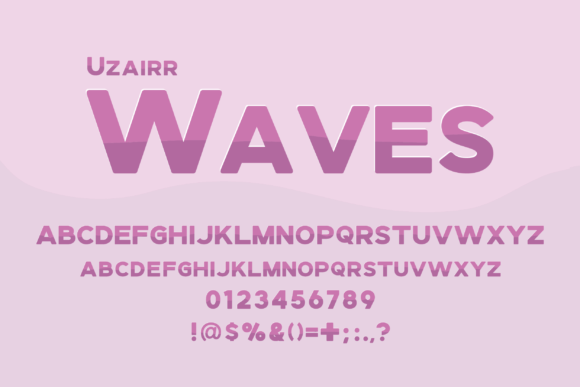 Waves: The Dynamic Font That Blends Art with Typography