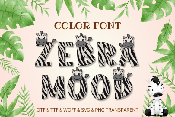 Zebra Mood: The Safari-Inspired Typeface for Playful Projects